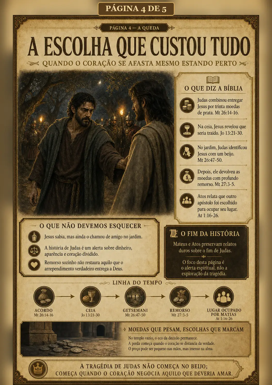 Previa do material - a escolha que custou tudo